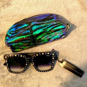 Quay Rhinestone Sunglasses